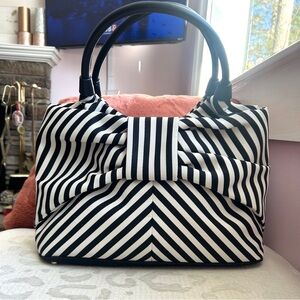 Kate Spade Sutton Black and White Satchel Bag